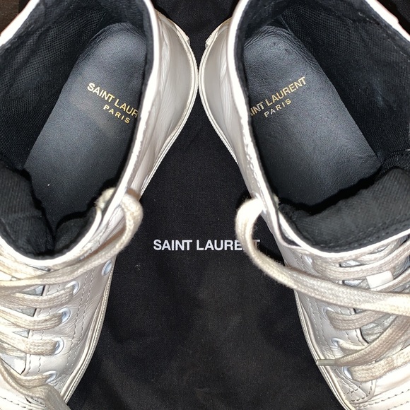 Saint Laurent Bedford High Top Sneakers - Picture 5 of 9